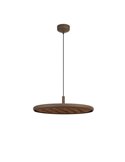 Lámpara colgante LED acústico 20W ACUSTIC café, panel absorbente, 3000K 2250Lm, dimmable TRIAC