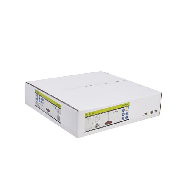 Lámpara colgante LED acústico 20W ACUSTIC café, panel absorbente, 3000K 2250Lm, dimmable TRIAC