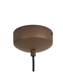Lámpara colgante LED acústico 20W ACUSTIC café, panel absorbente, 3000K 2250Lm, dimmable TRIAC