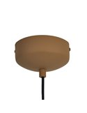 Colgante LED de doble disco ESTRELLA caqui mate 12W 3000K 900Lm TRIAC Ø50cm