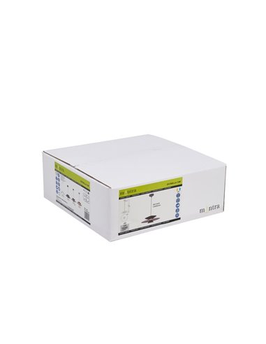 Colgante LED de doble disco ESTRELLA café oscuro 12W 3000K 900Lm TRIAC Ø50cm