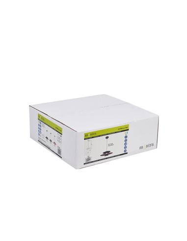 Luminária pendente LED ESTRELLA com disco duplo, preta, 12W, 3000K, 900 lúmens, TRIAC, Ø50cm