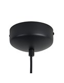 Colgante LED de doble disco ESTRELLA negro 12W 3000K 900Lm TRIAC Ø50cm