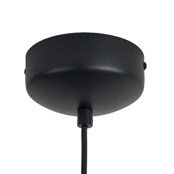 Colgante LED de doble disco ESTRELLA negro 12W 3000K 900Lm TRIAC Ø50cm