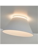 Colgante LED de doble disco ESTRELLA blanco 12W 3000K 900Lm TRIAC Ø50cm