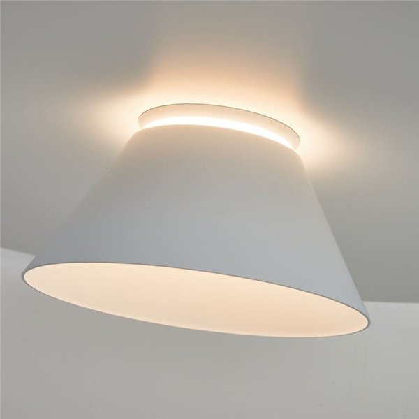 Colgante LED de doble disco ESTRELLA blanco 12W 3000K 900Lm TRIAC Ø50cm