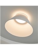 Colgante LED de doble disco ESTRELLA blanco 12W 3000K 900Lm TRIAC Ø50cm