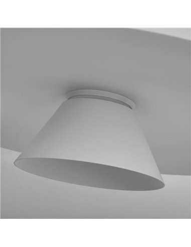 Colgante LED de doble disco ESTRELLA blanco 12W 3000K 900Lm TRIAC Ø50cm