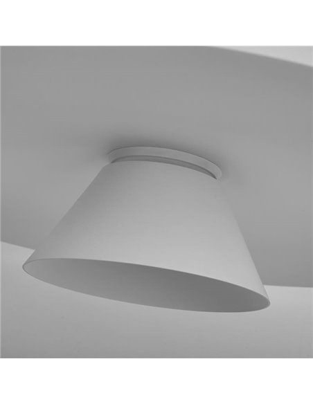 Colgante LED de doble disco ESTRELLA blanco 12W 3000K 900Lm TRIAC Ø50cm