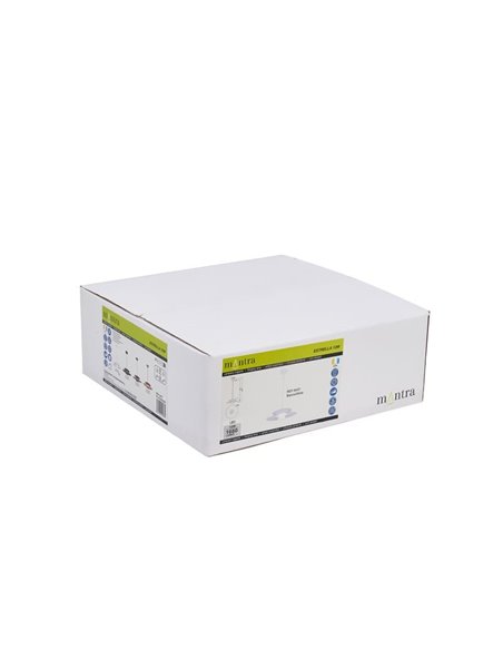 Colgante LED de doble disco ESTRELLA blanco 12W 3000K 900Lm TRIAC Ø50cm