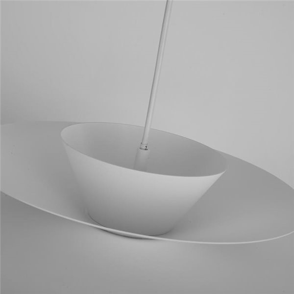 Colgante LED de doble disco ESTRELLA blanco 12W 3000K 900Lm TRIAC Ø50cm