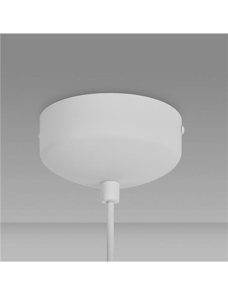 Luminária pendente LED de disco duplo STAR branca 12W 3000K 900lm TRIAC Ø50cm