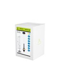 Lámpara colgante LED BETTY negra 7W 3000K 840Lm con alabastro, altura regulable