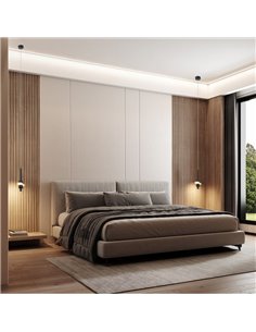 Suspension LED BETTY, noire, 7 W, 3000 K, 840 lm, avec diffuseur en albâtre, hauteur réglable 2