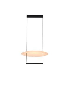 Lámpara colgante LED SUN II negra 30W 3000K 2920Lm regulable 3 Step DIM, mediana Ø60cm