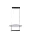 Lámpara colgante LED SUN II negra 30W 3000K 2920Lm regulable 3 Step DIM, mediana Ø60cm