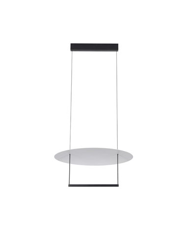 Lámpara colgante LED SUN II negra 30W 3000K 2920Lm regulable 3 Step DIM, mediana Ø60cm