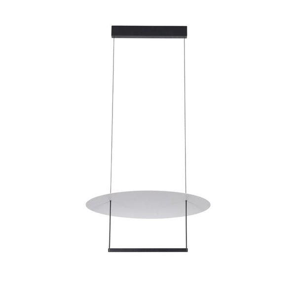 Suspension LED SUN II, noire, 30 W, 3 000 K, 2 920 lm, dimmable, 3 niveaux d'intensité, taille moyenne, Ø 60 cm