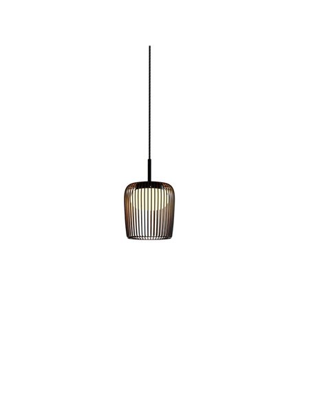 Colgante de techo cilíndrica DUBAI negro Ø16cm para sistema MODULAR LIGHTS 220V, 1 luz GX53 (no incl.) 