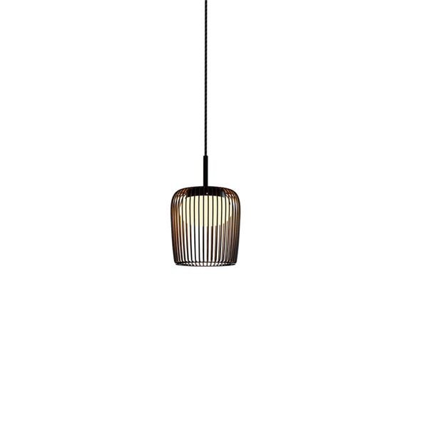 Colgante de techo cilíndrica DUBAI negro Ø16cm para sistema MODULAR LIGHTS 220V, 1 luz GX53 (no incl.) 