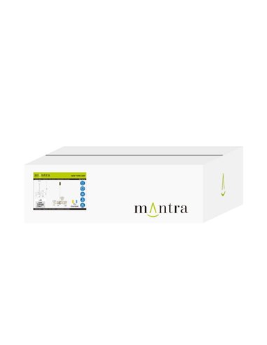 Lámpara de techo LED decorativa horizontal con 4 luces NEW YORK, 3000K 24W 3700Lm