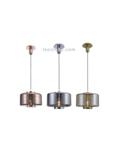 Lâmpada de teto moderna cromada | Luminária suspensa Jarras 6190 | Lâmpada de teto barata | leonleds