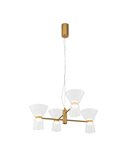 Plafonnier LED horizontal décoratif à 4 lampes NEW YORK, 3000K 24W 3700Lm