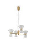 Plafonnier LED horizontal décoratif à 4 lampes NEW YORK, 3000K 24W 3700Lm