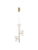 Lámpara de techo LED decorativa vertical con 3 luces NEW YORK, 3000K 18W 1400Lm