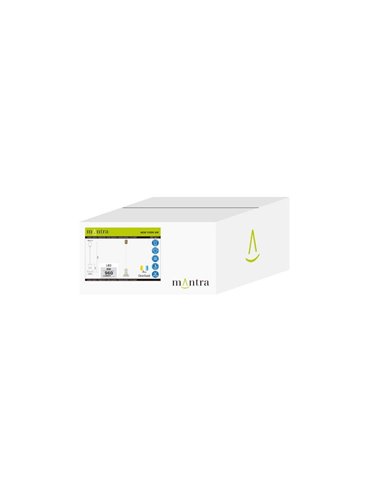 Lámpara colgante LED NEW YORK, 3000K 6W 960Lm, oro con tulipas transparentes