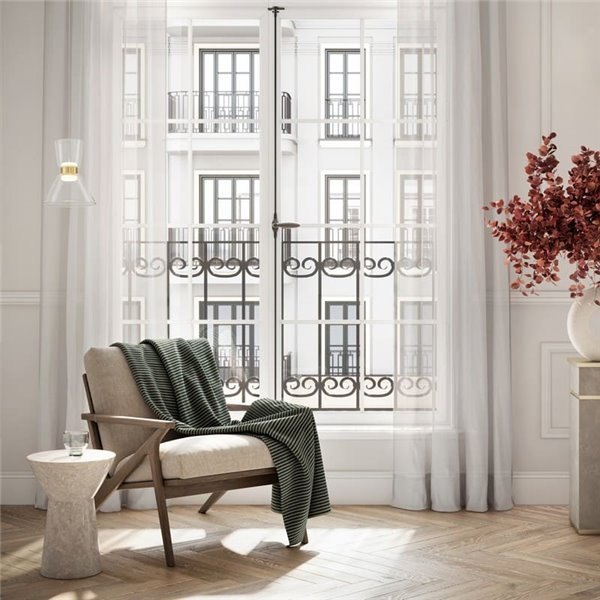 Lámpara colgante LED NEW YORK, 3000K 6W 960Lm, oro con tulipas transparentes