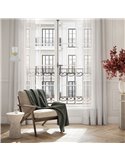 Lámpara colgante LED NEW YORK, 3000K 6W 960Lm, oro con tulipas transparentes