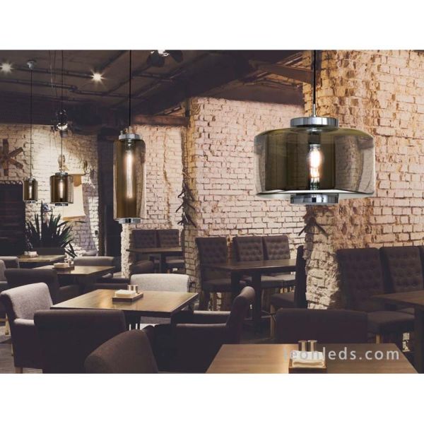 Plafonnier en bronze vintage | Lampe à suspension Jarras 6192 | Plafonnier pas cher | leonleds