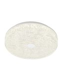 Plafonnier LED rond à intensité variable FROZEN Ø48cm, 45W 5220Lm, CTT 2700K-5000K, blanc avec télécommande