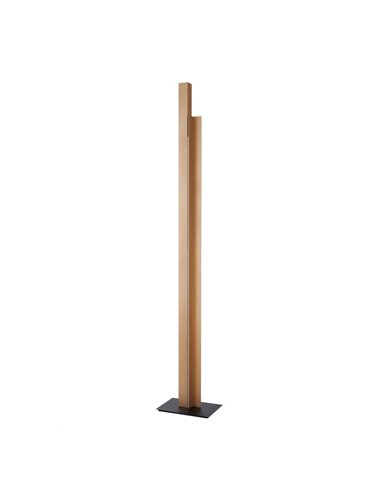 Lámpara de pie LED de salón moderno 200cm MANHATTAN latón, regulable, 48W, 5900Lm, 3000K
