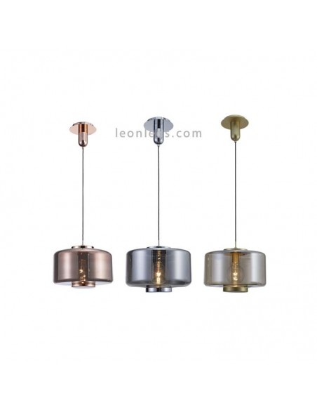 Plafonnier en bronze vintage | Lampe à suspension Jarras 6192 | Plafonnier pas cher | leonleds
