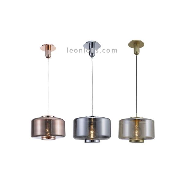 Plafonnier en bronze vintage | Lampe à suspension Jarras 6192 | Plafonnier pas cher | leonleds