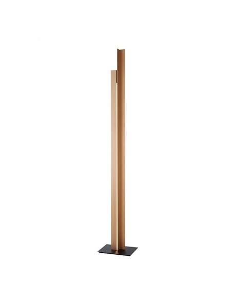Lámpara de pie LED de salón moderno 200cm MANHATTAN latón, regulable, 48W, 5900Lm, 3000K
