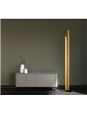 Lámpara de pie LED de salón moderno 200cm MANHATTAN latón, regulable, 48W, 5900Lm, 3000K