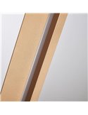 Lámpara de pie LED de salón moderno 200cm MANHATTAN latón, regulable, 48W, 5900Lm, 3000K