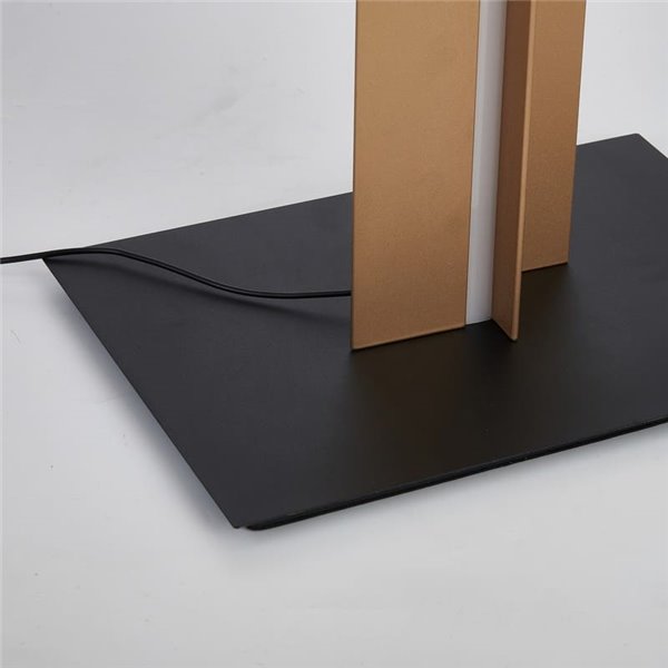 Lámpara de pie LED de salón moderno 200cm MANHATTAN latón, regulable, 48W, 5900Lm, 3000K