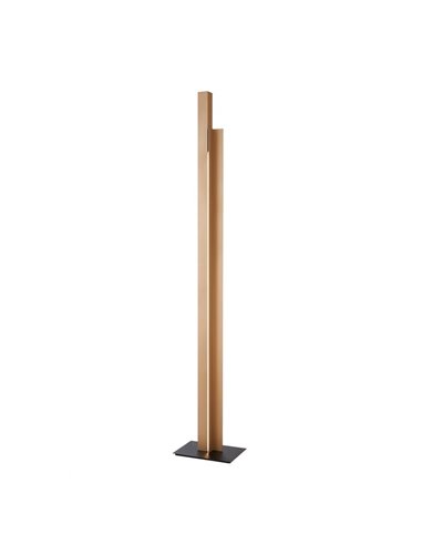 Lámpara de pie LED de salón moderno 200cm MANHATTAN latón, regulable, 48W, 5900Lm, 3000K