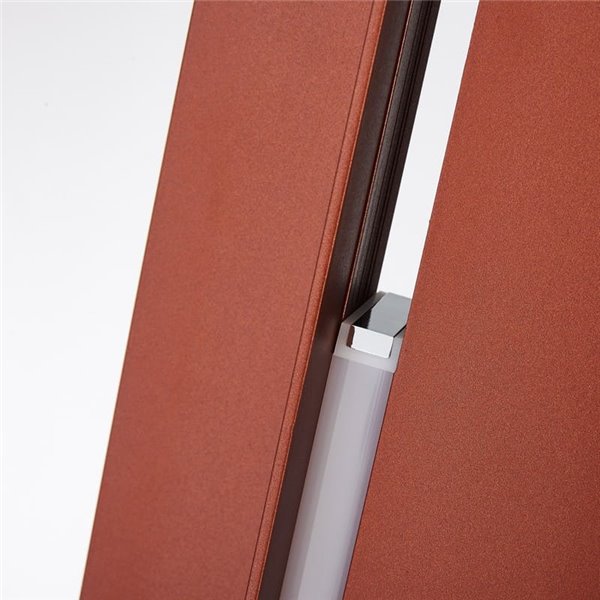 Lampe de salon LED moderne 200 cm MANHATTAN or rose, dimmable, 48 W, 5900 lm, 3000 K