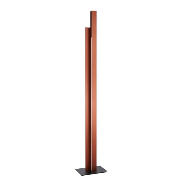 Lámpara de salón LED moderno 200cm MANHATTAN oro rosa, regulable, 48W, 5900Lm, 3000K