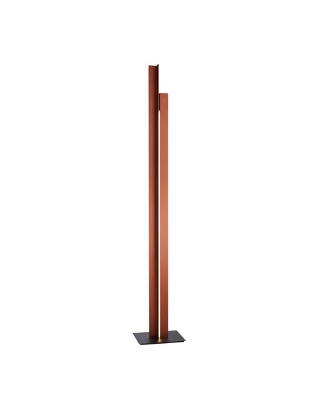 Lámpara de salón LED moderno 200cm MANHATTAN oro rosa, regulable, 48W, 5900Lm, 3000K