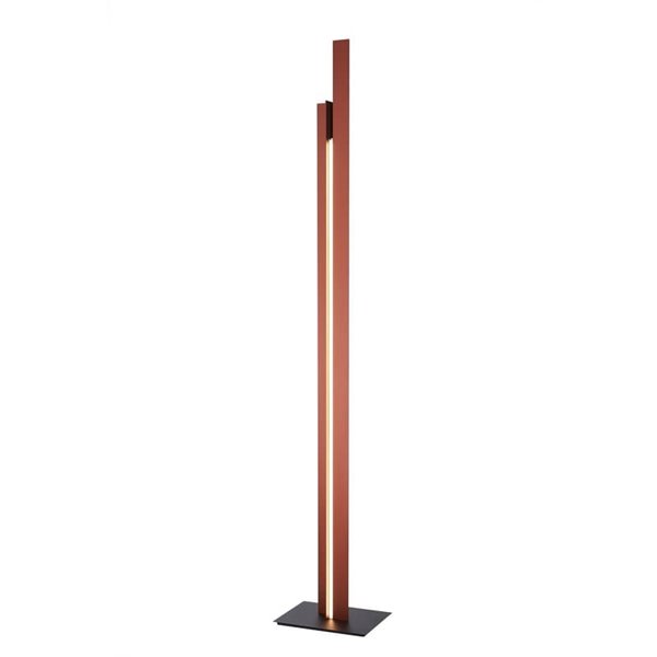 Lámpara de salón LED moderno 200cm MANHATTAN oro rosa, regulable, 48W, 5900Lm, 3000K