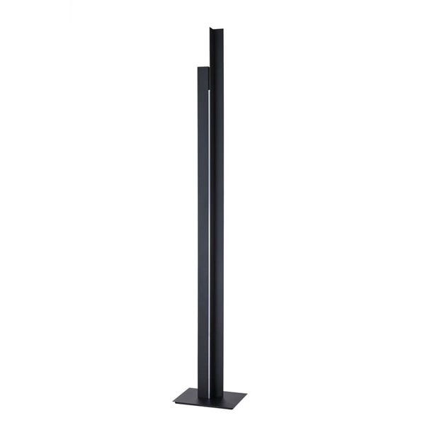 Lámpara de pie LED 2m altura MANHATTAN negro, moderno, regulable, 48W, 5900Lm, 3000K
