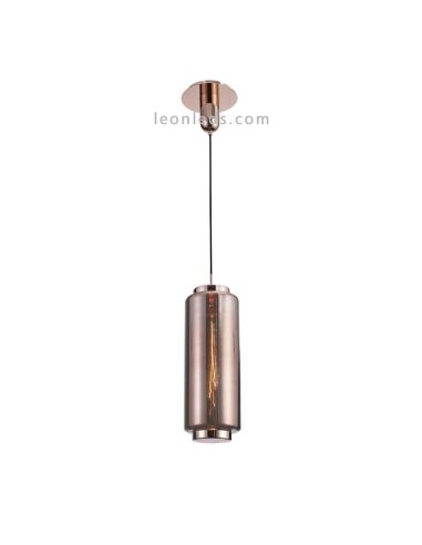 Candeeiro de teto vintage moderno | Candeeiro suspenso moderno | Lâmpada do teto de cobre | leonleds