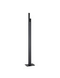 Lampadaire LED MANHATTAN, 2 m de haut, noir, design moderne, intensité variable, 48 W, 5 900 lm, 3 000 K
