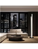 Lámpara de pie salón LED moderno 200cm MANHATTAN blanco, regulable, 48W, 5900Lm, 3000K